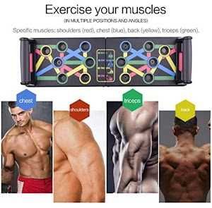 Placa fitness, pt abdomen, piept, biceps, triceps, umeri, spate