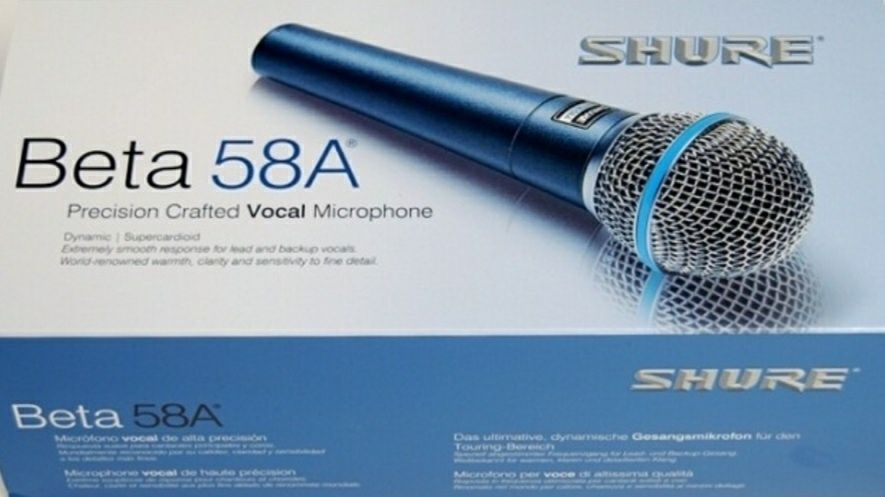 Microfon cu fir vocal Shure Beta 58A