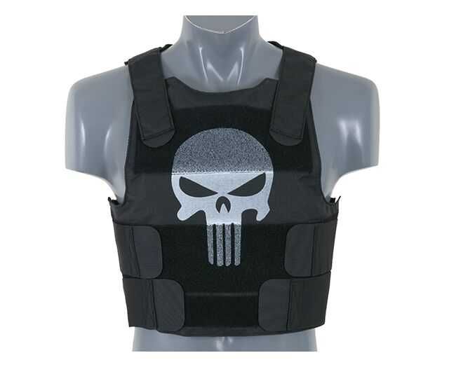 Vesta Tactica Protectie SKULL PUNISHER  Body Armor Black [8FIELDS]