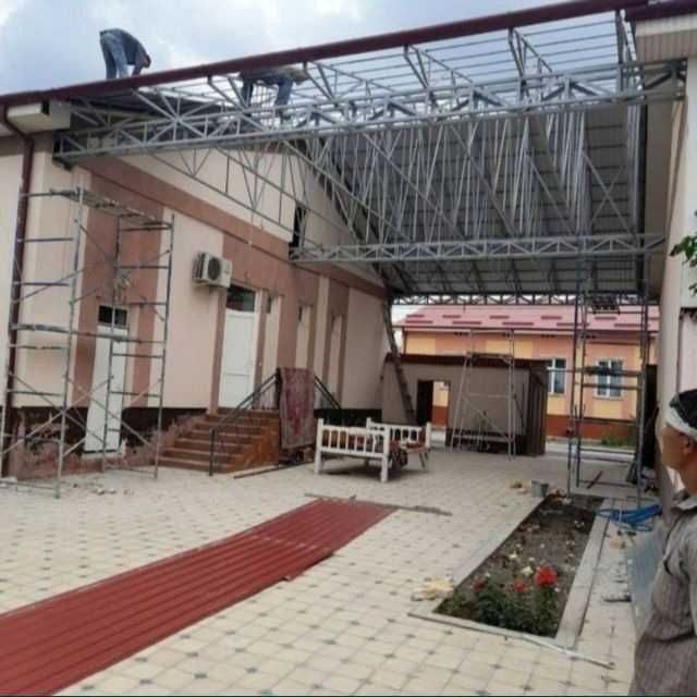 Sifatli konteyner materialdan tom yopish xizmati