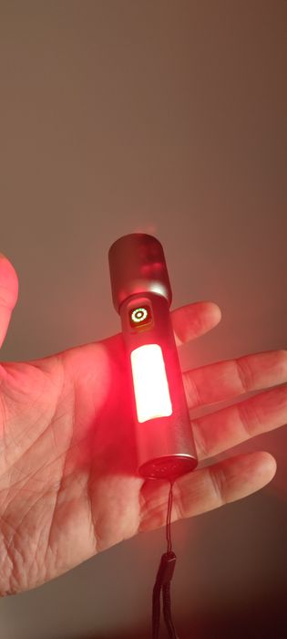 Lanterna LED Aluminiu/5 Moduri De Iluminare/Incarcare Tip-C