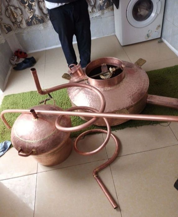 Am un cazan de făcut țuică la capacitatea de 103 l din cupru alimentar