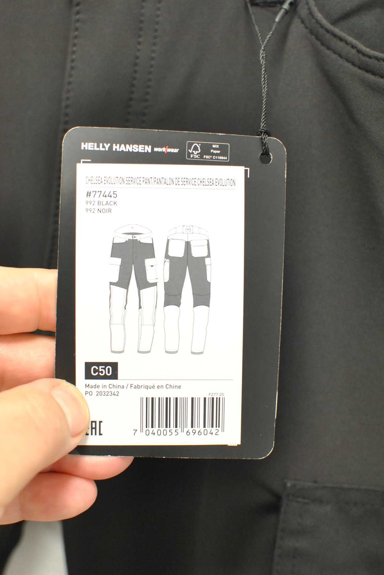 Helly Hansen pantalon de soft shell elastic mas 50 (3140)