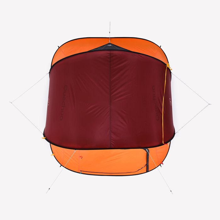 Cort Camping 2 Seconds 3 Persoane Vintage - produs resigilat Decathlon