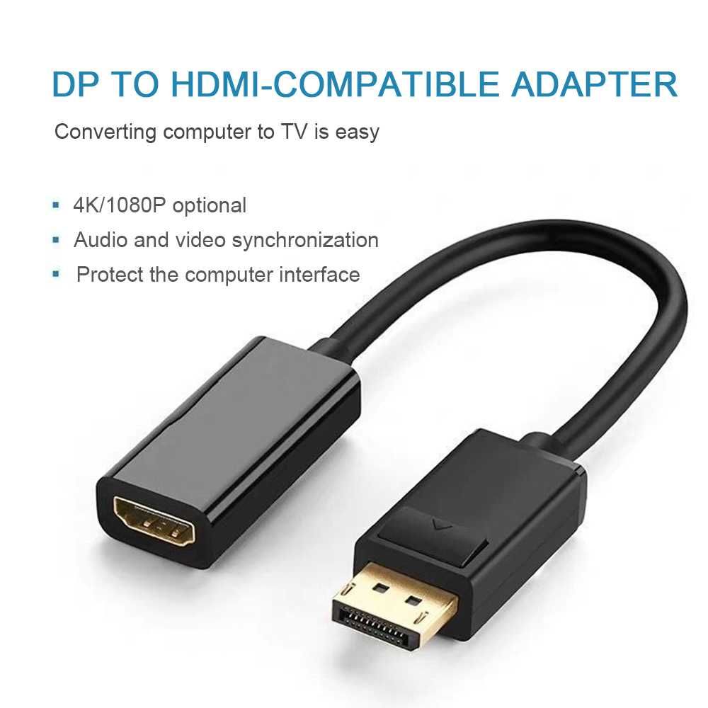 Переходник кабель-Адаптер/Конвертор Displayport DP--HDMI