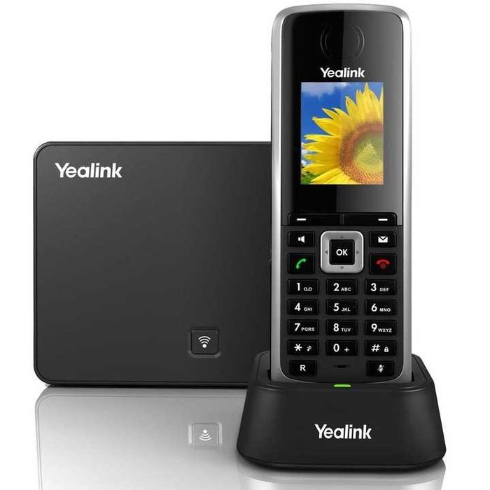 Pachet Telefon VoIP DECT Yealink SIP-W52P Gigabit, PoE