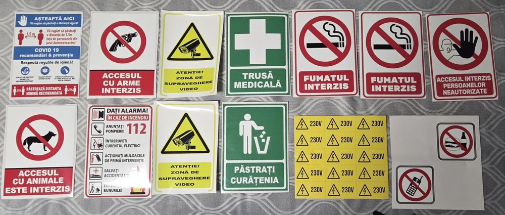 Autocolant sticker abtibild semn indicator A5 21x15cm