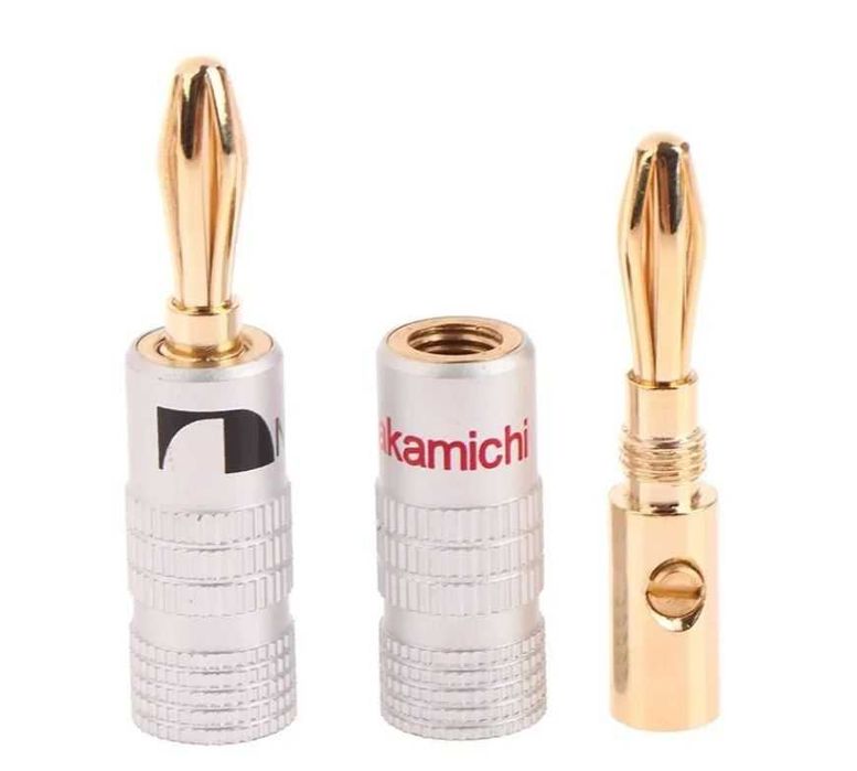 Штекеры   NAKAMICHI Разъем BANANA (банан) для кабелей к акустике