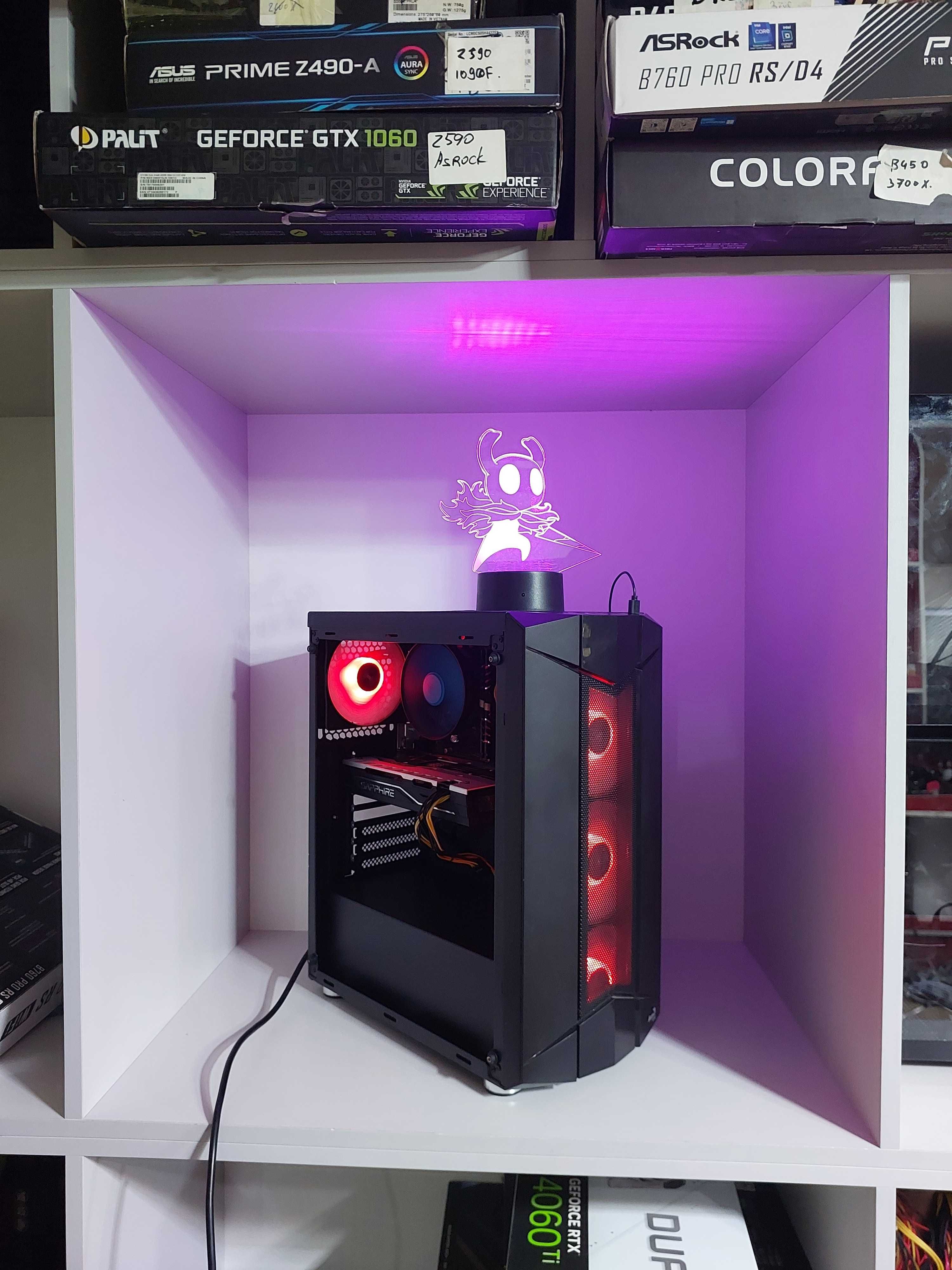 Мощный игровой компьютер Intel core i3-10100f, RX570 8gb