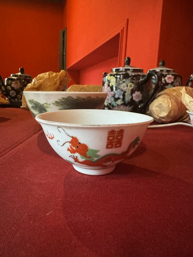 Старинная посуда в древне-китайском стиле