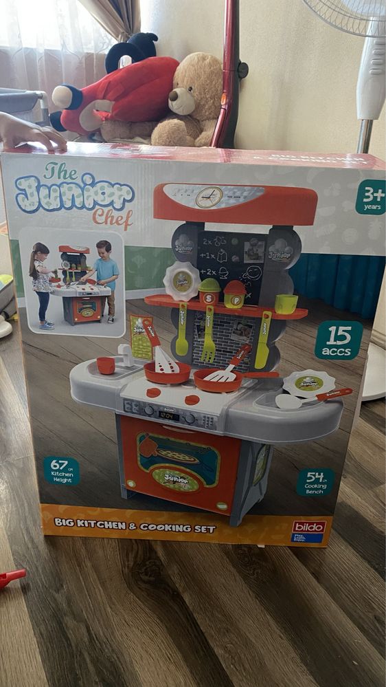 Vand bucatarie de jucarie pentru copii,noua in cutie, 67 cm înălțime