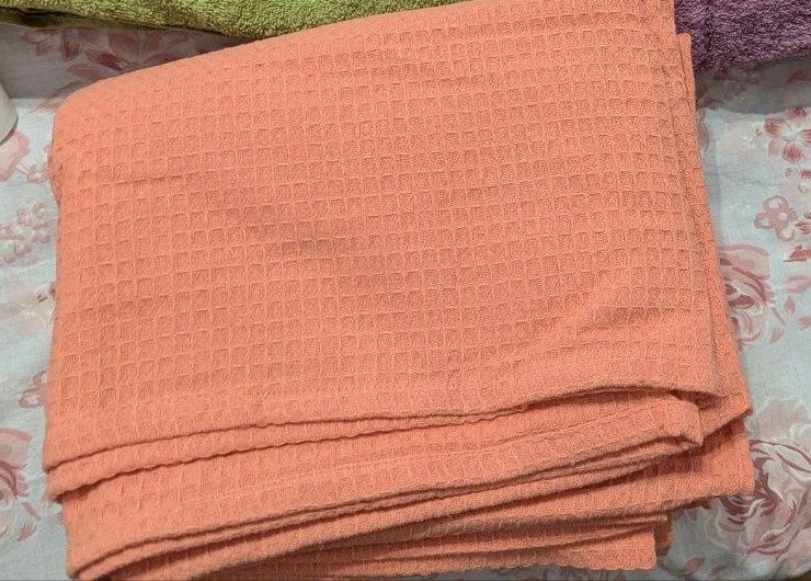 простынь вафельная двуспальная