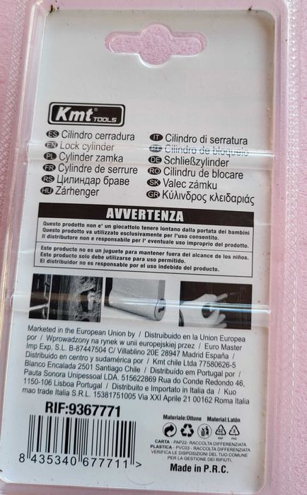 Cilindru  butuc  usa cu 3 chei nou