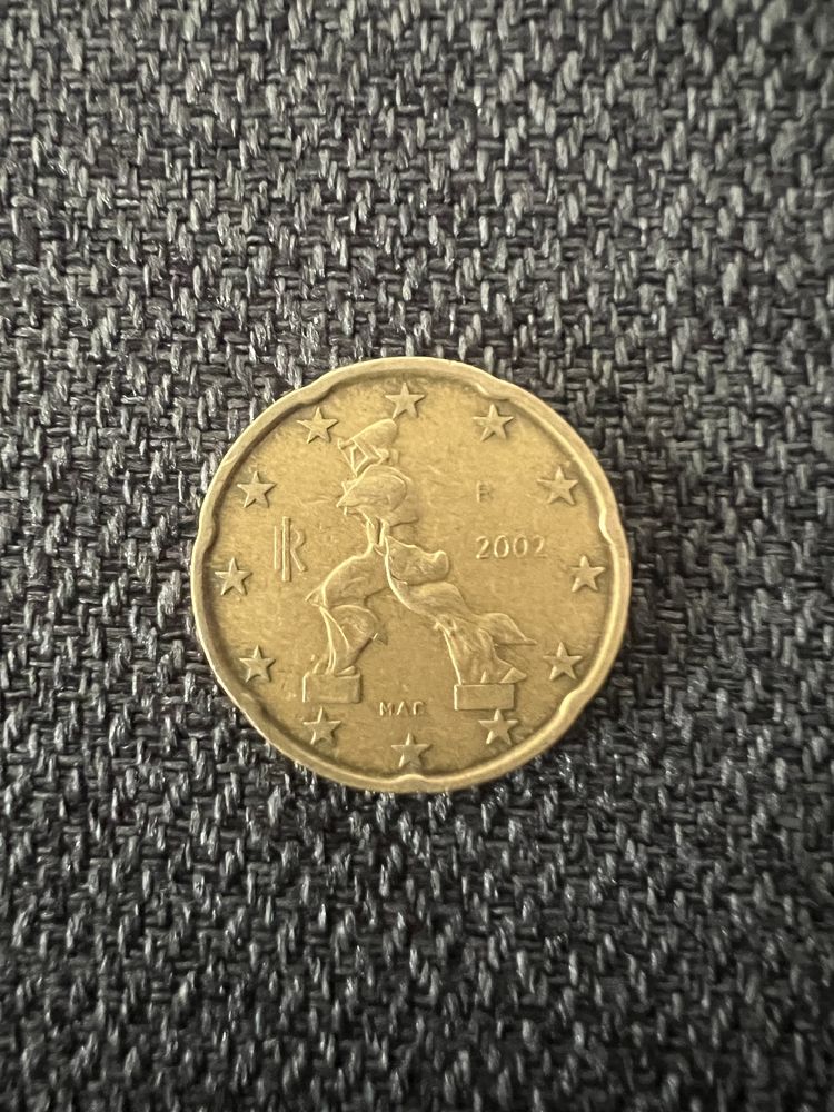 Monedă de 20 cenți din anul 2002