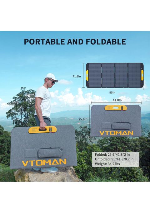 Panou solar portabil VTOMAN VS400 400W Nou Sigilat