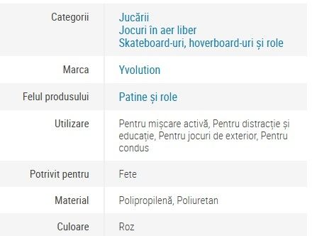 Patine cu rotile pentru copii Yvolution - Twista Skates, marimea 23-28