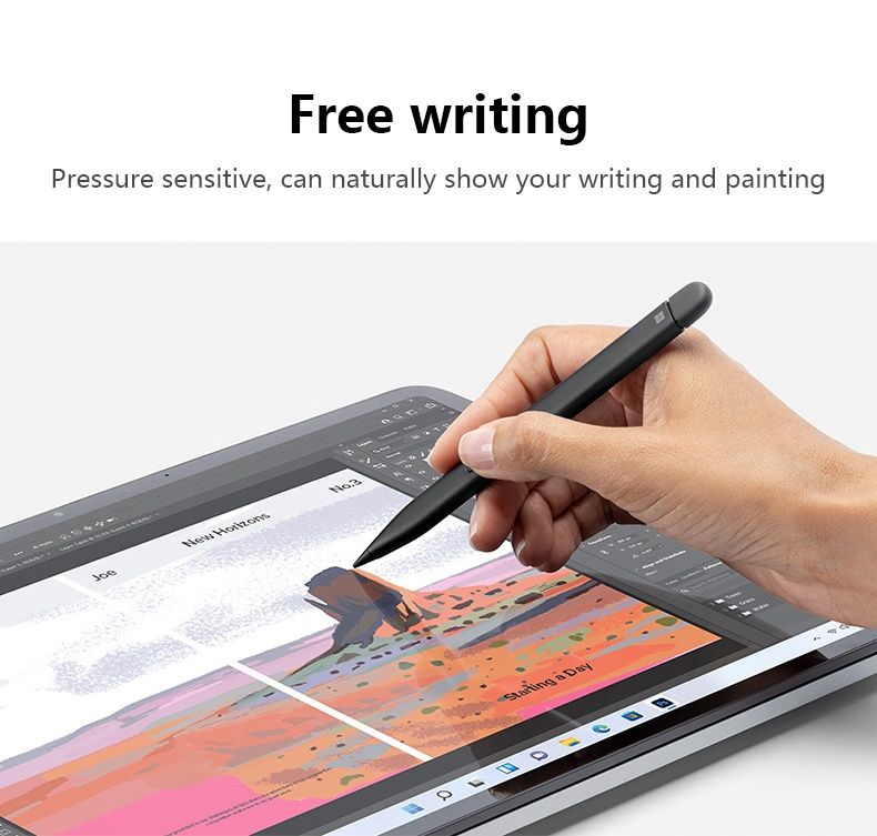 Surface pen б.у  цвет серый черный Slim pen