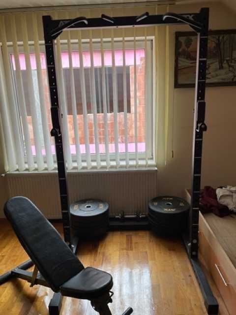 Home gym - cadru crossfit si banca reglabila