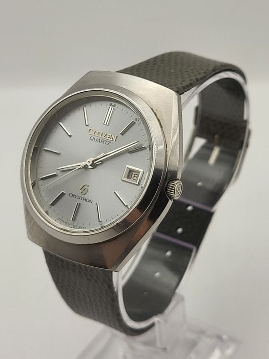 CITIZEN CRYSTRON Quartz Ceas 38mm Stainless Steel Defect