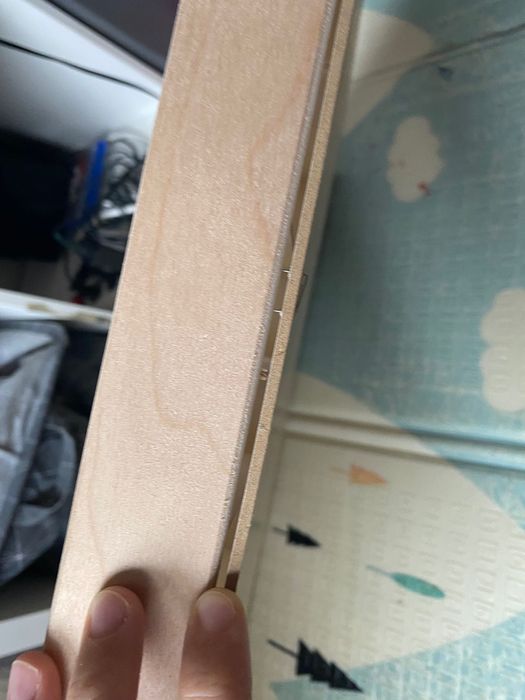 Нов, дефектен Дървен рафт за съхранение на колички - 90 отделения