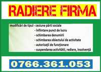 EXPERT CONTABIL: Radiere / Inchidere Firma (SRL, PFA, II) Craiova