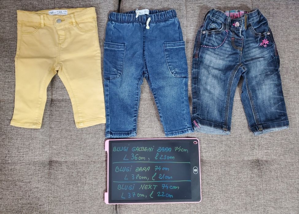 Lot haine fetite 62-74 cm