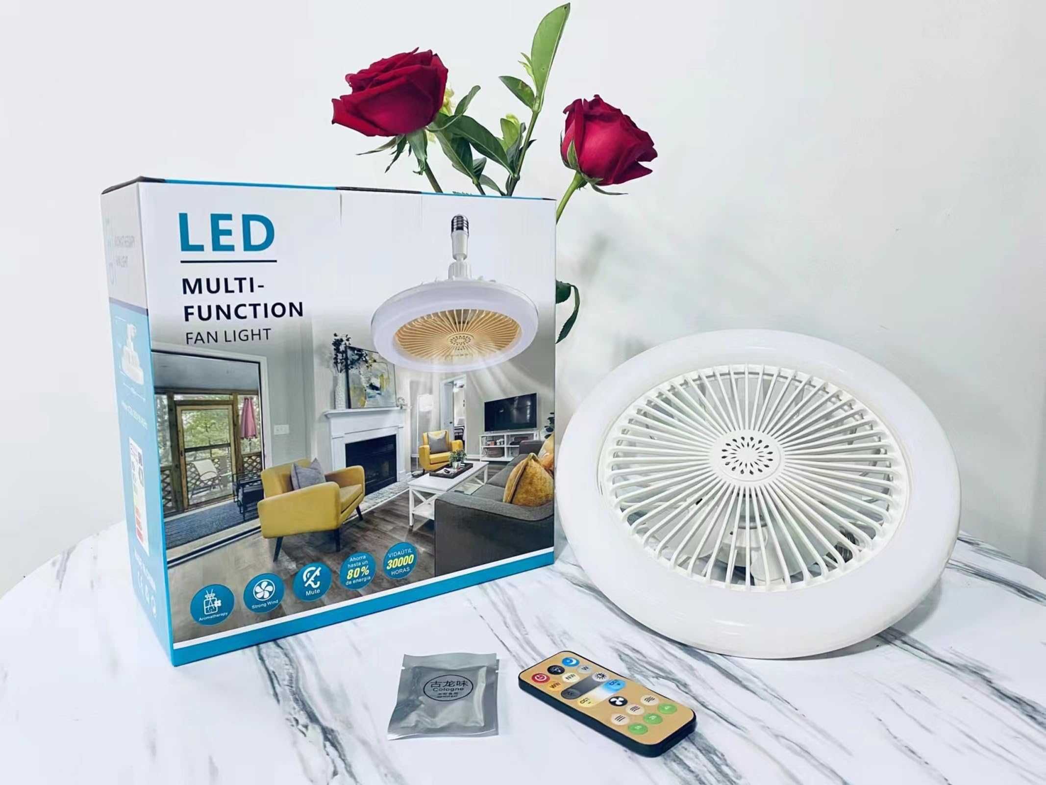 Вентилатор За Таван с LED Осветление 2в1