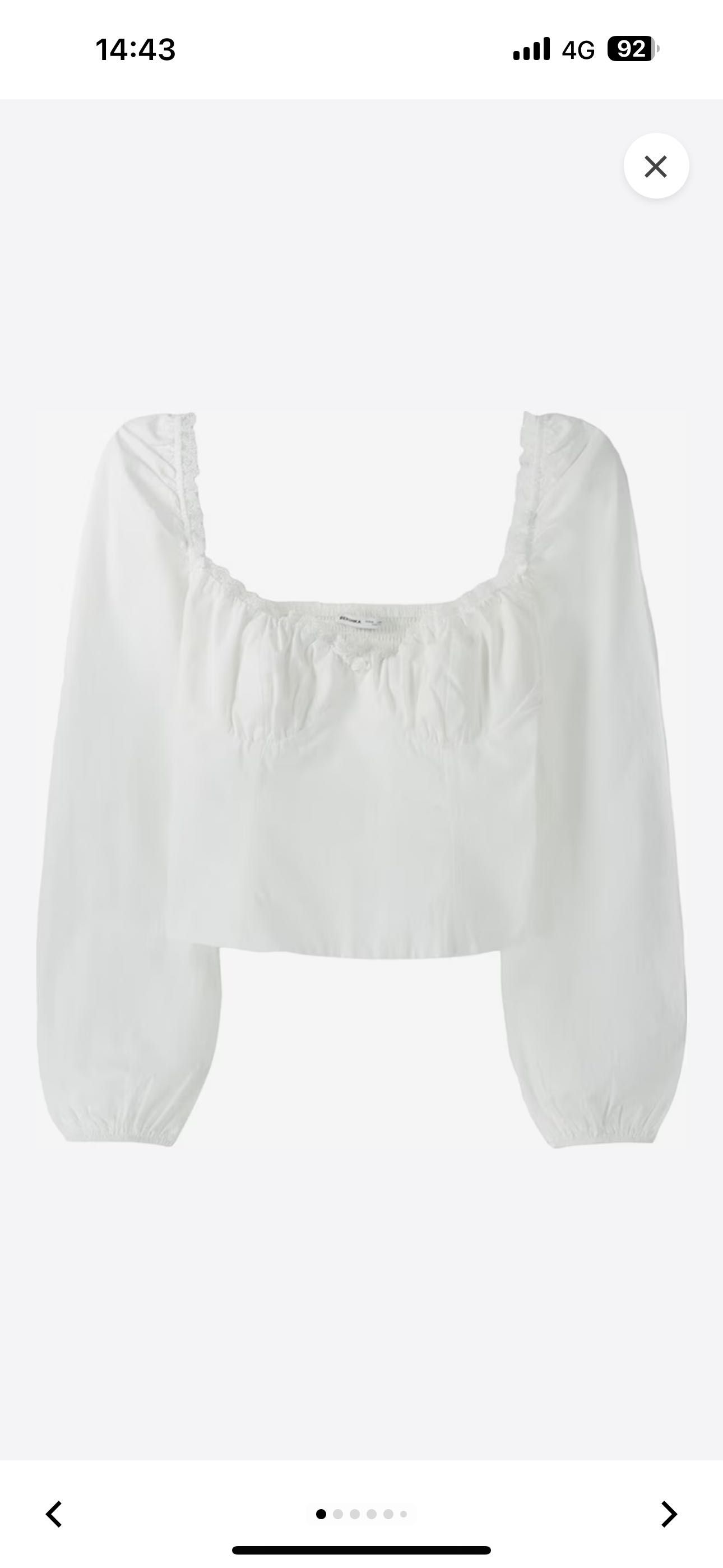 Zara Bershka блуза L