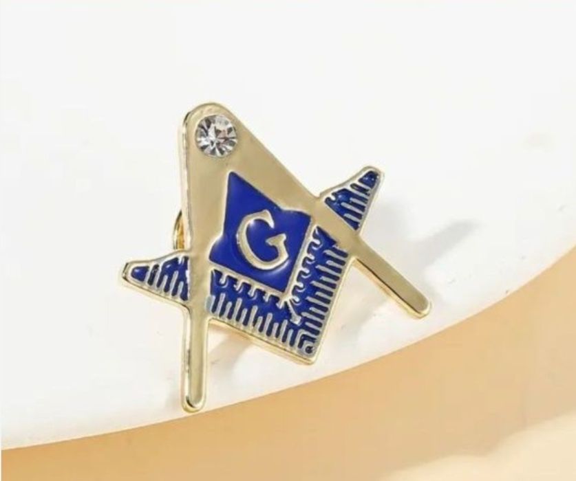 Set masonic nou pin , butoni si ac de cravata.