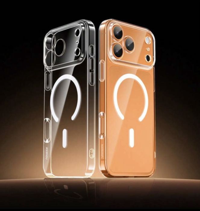 Set Iphone 17 Pro Max - Husa magsafe + Folie ecran cu aplicator