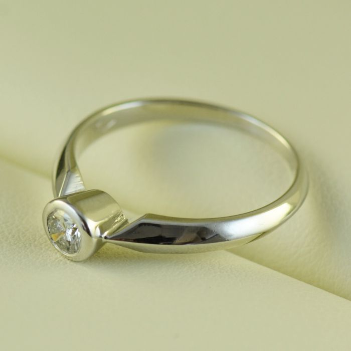 Inel logodna cu diamant (cod 607)