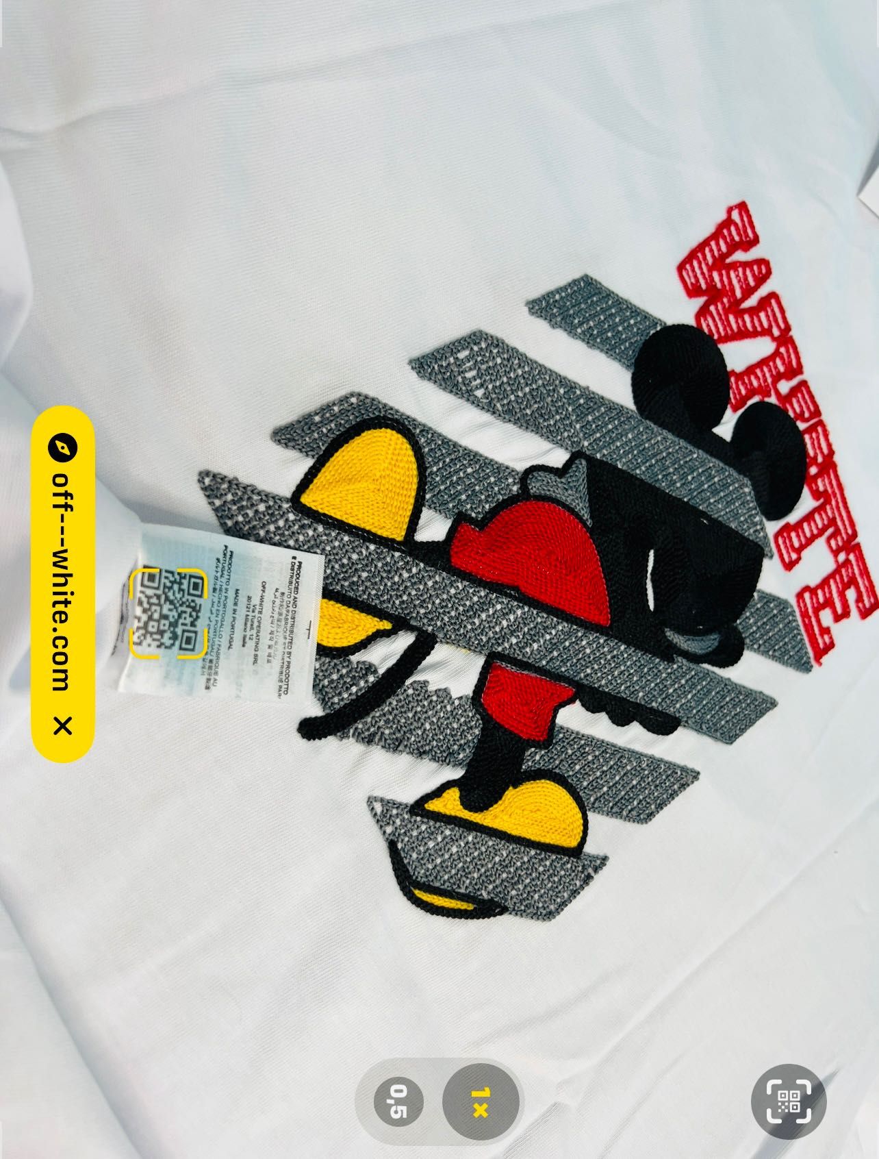 Tricou off white Micky mouse New collection 2024
