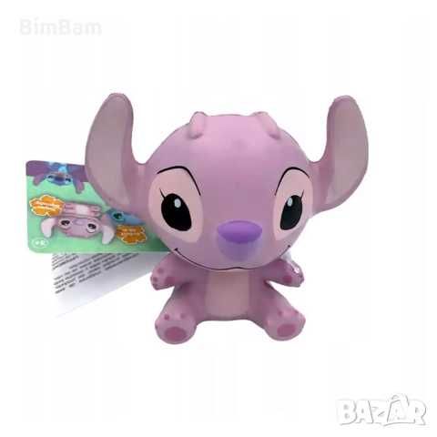 Оригинална скуиши фигурка Ейнджъл / Stitch & Angel / Стич