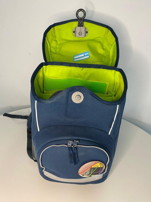 Ghiozdan Rucsac școlar ergonomic Ergobag Cubo Set, set de 2 piese