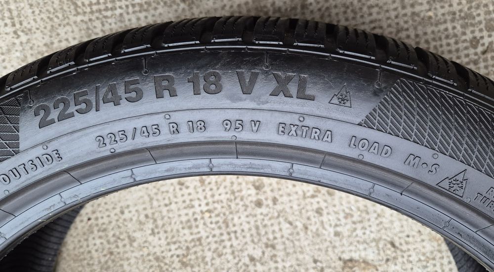 Set 4buc 225/45 R18 95V XL Continental WinterContact TS850 P M+S iarnă