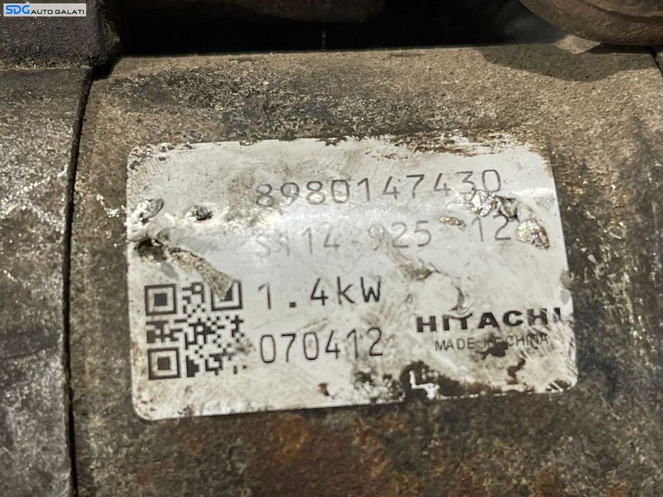 Electromotor cu 13 Dinti Opel Meriva B 1.7 CDTI 2010 - 2017 Cod 8973860620 [B3306]