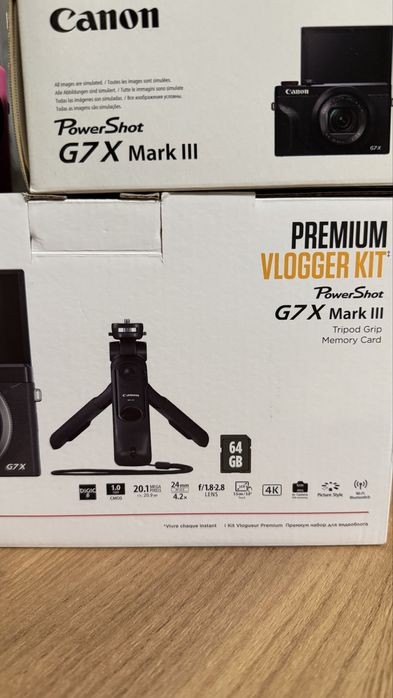 Canon PowerShot G7 X Mark III Premium Vlogger Kit