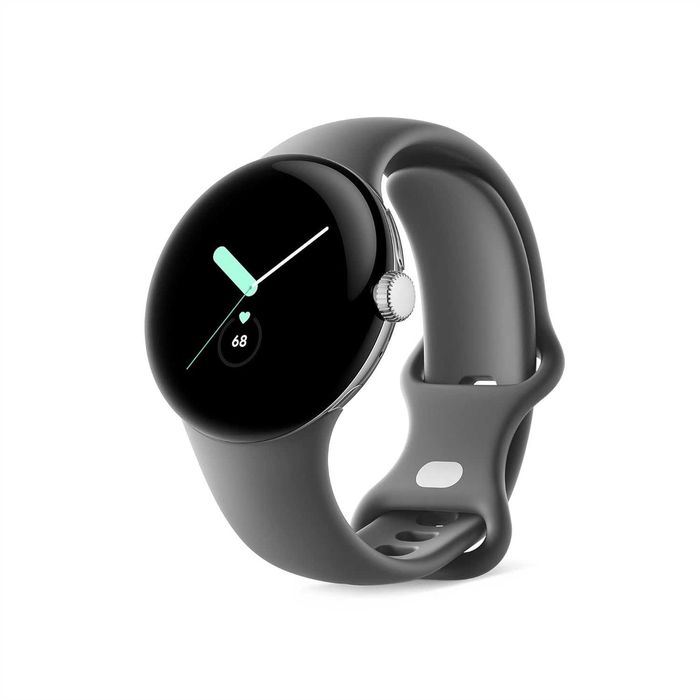 Нов! 2г Гаранция! Google Pixel Watch - Charcoal Silver, Mate Black