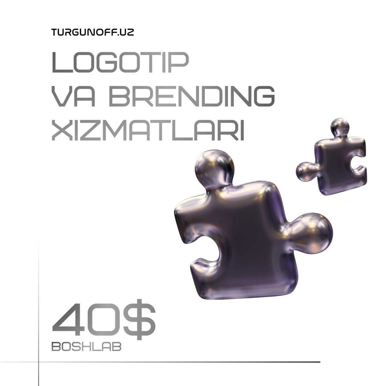 Logotip va Brending xizmatlari  40$ dan boshlab| Создания логотипа 40$