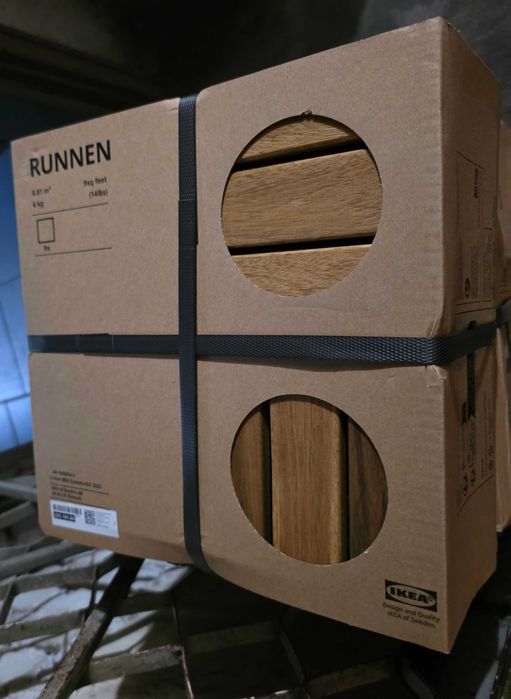 Нови подови настилки за открито IKEA RUNNEN