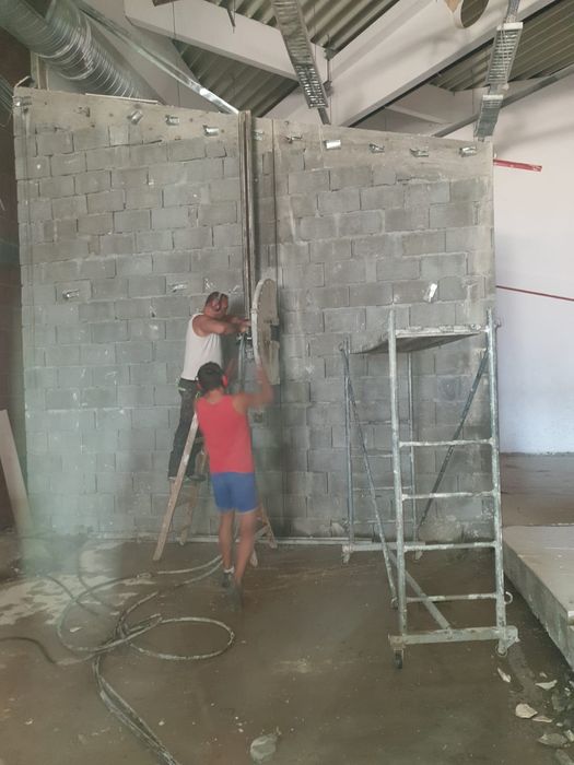 Gaura hota, centrala aerisire,tăieri în beton armat, cărămidă,BCA .