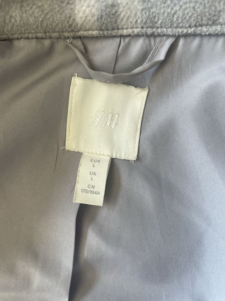H and M сиво горнище/палтенце