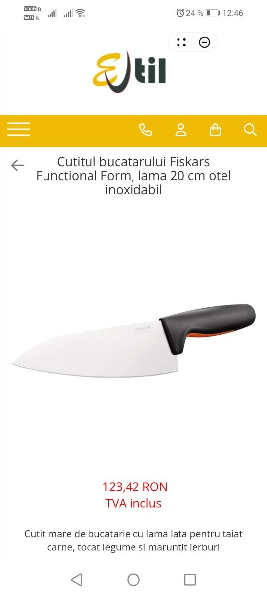 Vand cutite fiskars.