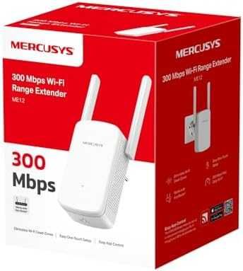 Нов WiFi усилвател Mercusys ME12 300 Mbps с външни антени разширител