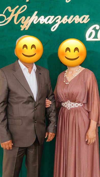 Тойға көйлек 60 жасқа 1 рет киілген