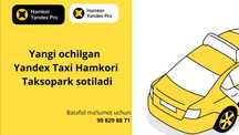 Yangi Ochilgan Yandex Taksopark Sotiladi!