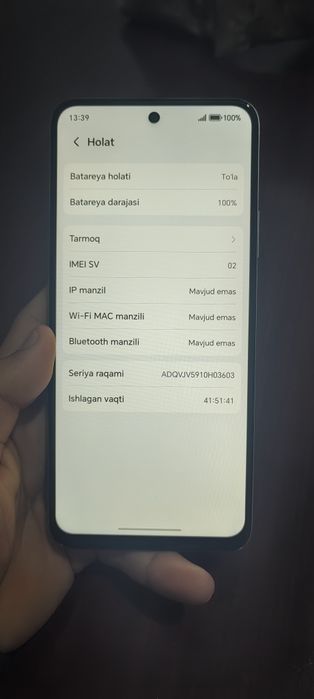 Telefon sotiladi Honor x7D yangi
