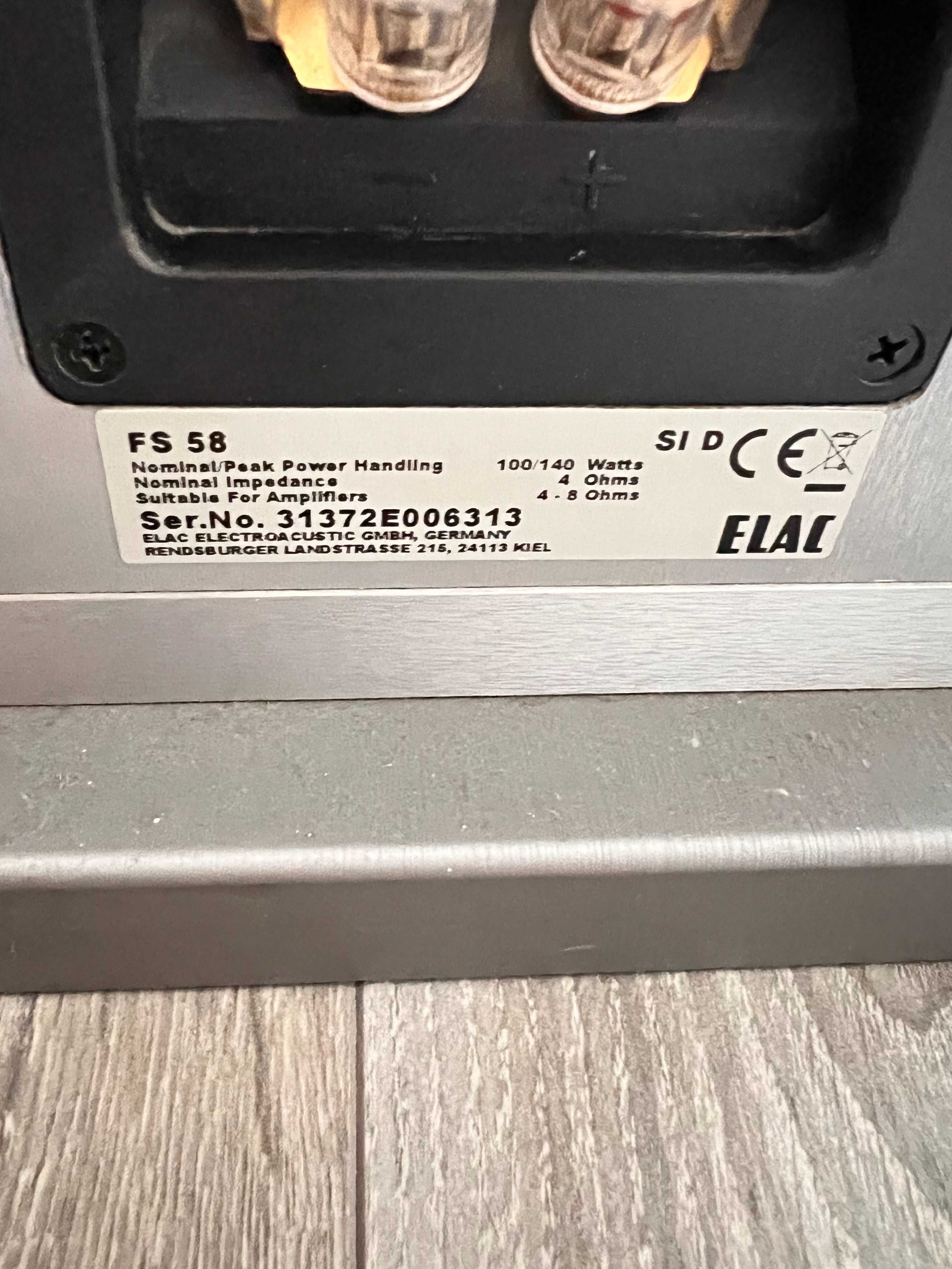 Подостоящи тонколони ELAC FS 58