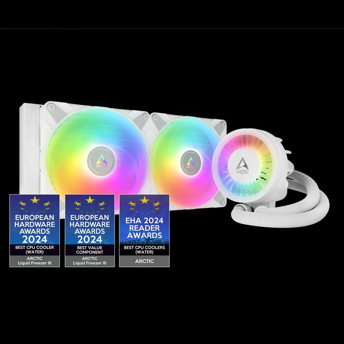 Cистема жидкостного охлаждения Arctic Liquid Freezer III 280 RGB White