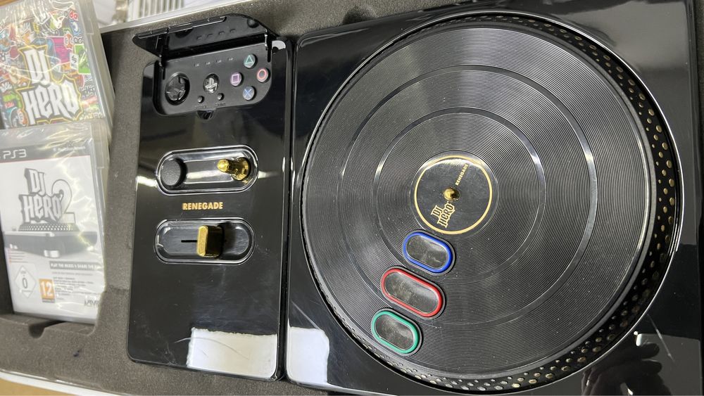 DJ Hero Turn table Renegade/Guitar/ Chitara Edition PS3